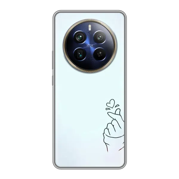 Чехол с рисунком «Сердце на голубом» для Realme 12 Plus Чехол с рисунком «Сердце на голубом» для Realme 12 Plus