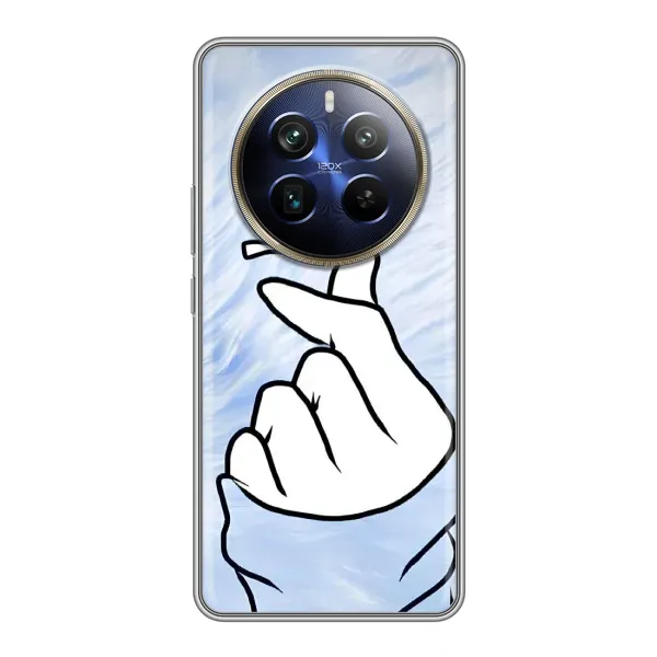 Чехол с рисунком «Сердечка знак» для Realme 12 Plus Чехол с рисунком «Сердечка знак» для Realme 12 Plus