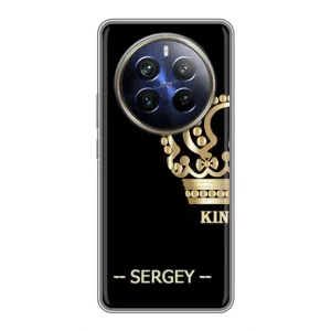 Чехол с рисунком «SERGEY» для Realme 12 Plus