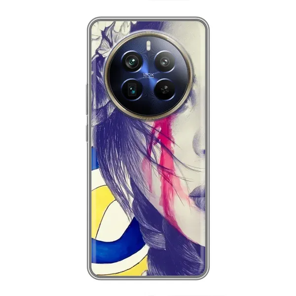 Чехол с рисунком «Слезы Украины» для Realme 12 Plus Чехол с рисунком «Слезы Украины» для Realme 12 Plus