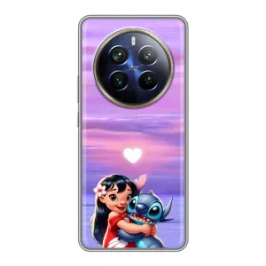 Чехол с рисунком Стич для Realme 12 Plus (Стич и Лило)