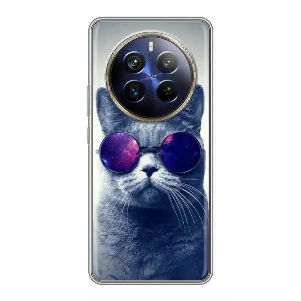 Чехол с рисунком «Стильный КОТ» для Realme 12 Plus Чехол с рисунком «Стильный КОТ» для Realme 12 Plus