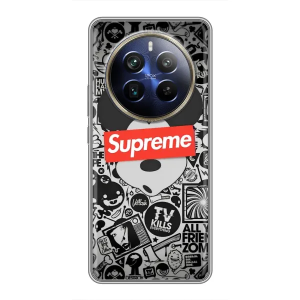 Чехол с рисунком «Supreme Маус» для Realme 12 Plus Чехол с рисунком «Supreme Маус» для Realme 12 Plus