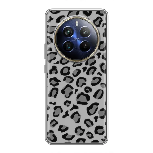 Чехол с рисунком «Темный леопрад» для Realme 12 Plus