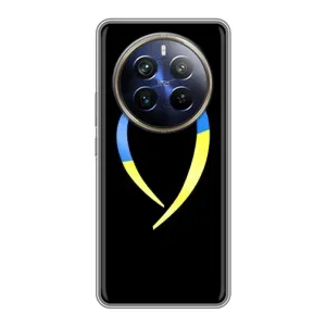 Силіконовий Чохол на Realme 12 Plus (Я-Україна) (Українське серце)