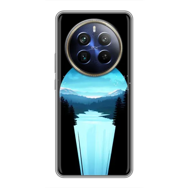 Чехол с рисунком «Синий Водопад» для Realme 12 Plus