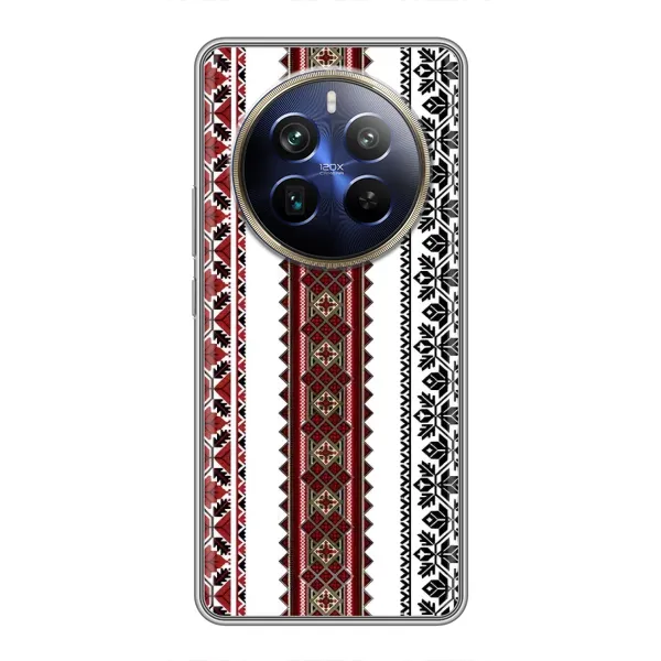 Чехол с рисунком «Вышиваночки» для Realme 12 Plus Чехол с рисунком «Вышиваночки» для Realme 12 Plus