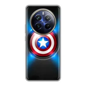 Чехол с Щитом Капитана Америки на Realme 12 Plus (Яркий Щит Капитана)