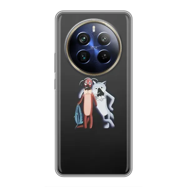 Чехол с рисунком «Шо, опять» для Realme 12 Plus