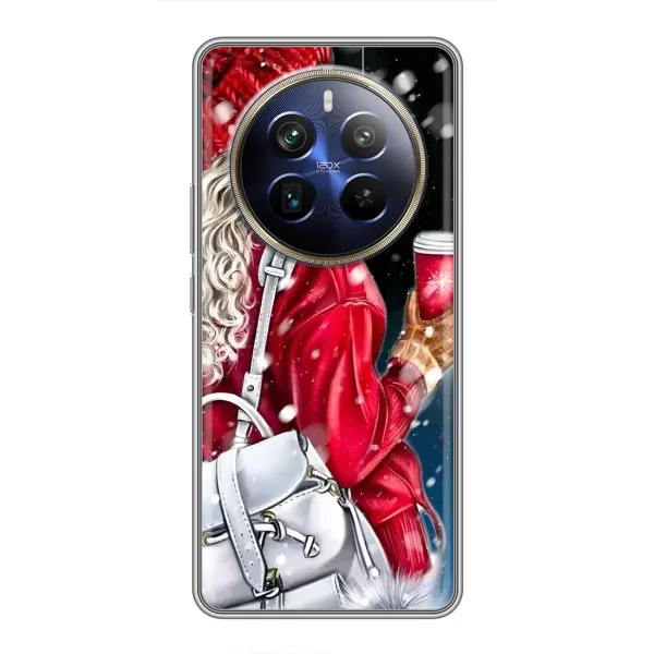 Чехол с рисунком «Зима пришла» для Realme 12 Plus