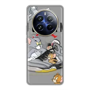 Силиконовый Чехол Nike Air Jordan на Реалми 12 Про Плюс (Air Jordan)