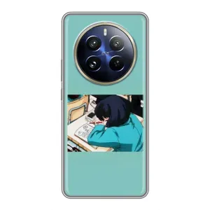 Чехол с персонажами АНИМЕ на Realme 12 Pro Plus (Аканэ Тэндо)