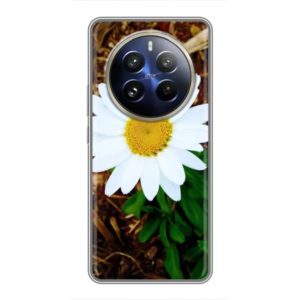 Чехол с рисунком «Белая ромашка» для Realme 12 Pro Plus Чехол с рисунком «Белая ромашка» для Realme 12 Pro Plus