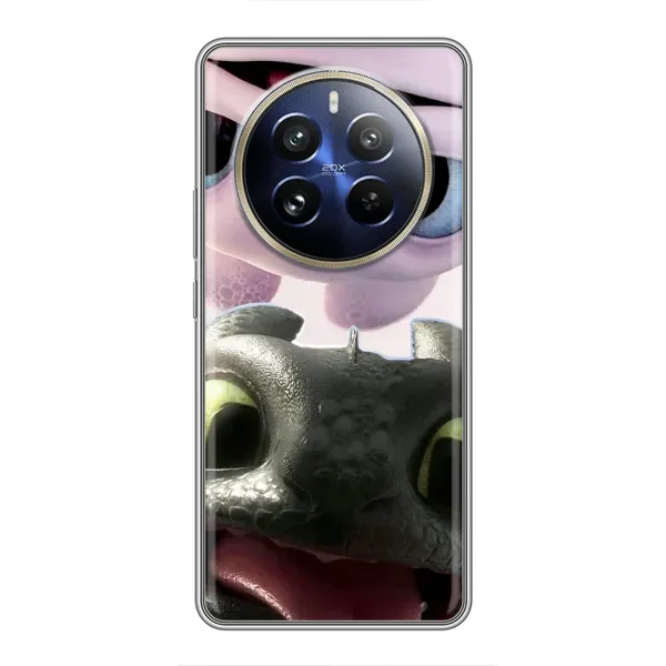 Чехол с рисунком «Беззубик и Дневная Злость» для Realme 12 Pro Plus Чехол с рисунком «Беззубик и Дневная Злость» для Realme 12 Pro Plus
