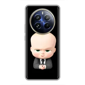 Мультяшный принт на Чехол для Реалми 12 Про Плюс (Бос)