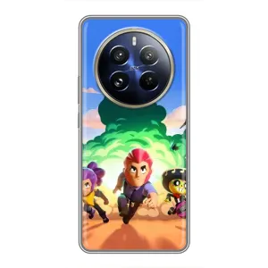 Силиконовый Чехол на Realme 12 Pro Plus с картинкой Brawl Stars (Бравел Старс)