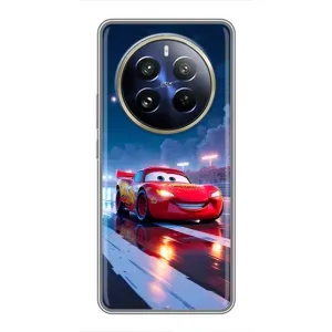 Чехол с принтом Маквин для Realme 12 Pro Plus (Ночной Маквин Тачки)
