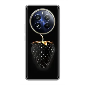 Чохол з зображенням смачної їжі для Realme 12 Pro Plus (Чорна полуниця)
