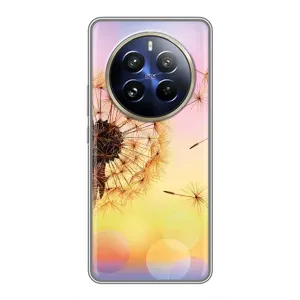 Силиконовый Чехол с одуванчиками на Realme 12 Pro Plus