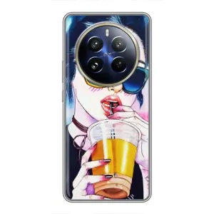 Чохол з картинкою Модні Дівчата Realme 12 Pro Plus (Дівчина з коктейлем)