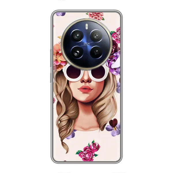 Чехол с рисунком «Девушка в очках» для Realme 12 Pro Plus Чехол с рисунком «Девушка в очках» для Realme 12 Pro Plus