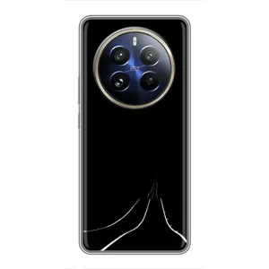 Чохол з картинками на чорному фоні для Realme 12 Pro Plus (Дорога)