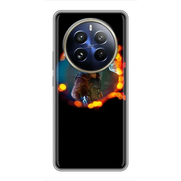 Чехол с рисунком «Енот Ракета» для Realme 12 Pro Plus