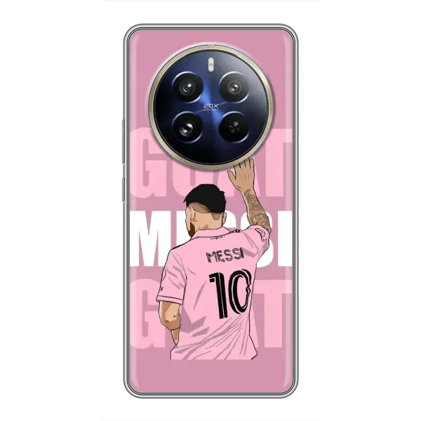 Чехол с рисунком «GOAT MESSI» для Realme 12 Pro Plus Чехол с рисунком «GOAT MESSI» для Realme 12 Pro Plus