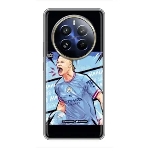 Чехлы с принтом для Realme 12 Pro Plus Футболист (гол Эрлинг Холланд)