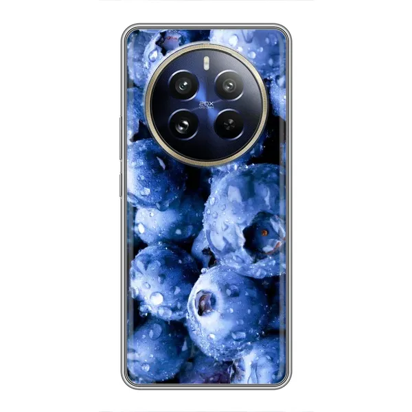 Чехол с рисунком «Голубика» для Realme 12 Pro Plus