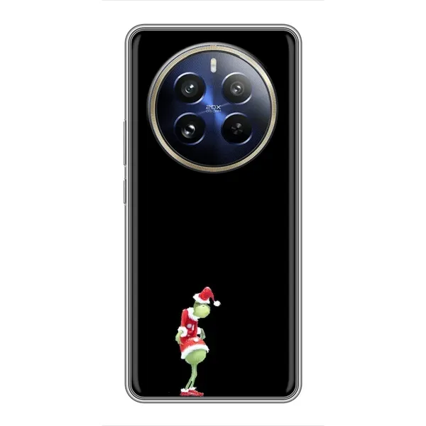 Чехол с рисунком «Гринч на чорном» для Realme 12 Pro Plus Чехол с рисунком «Гринч на чорном» для Realme 12 Pro Plus
