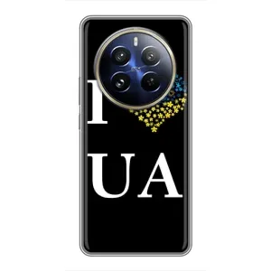 Силиконовый Чехол на Realme 12 Pro Plus (Я-Украина) (I Love UA)