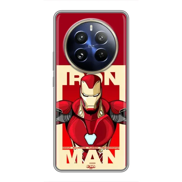Чехол с рисунком «Iron man» для Realme 12 Pro Plus Чехол с рисунком «Iron man» для Realme 12 Pro Plus