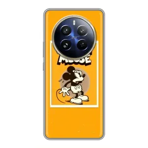 Чехлы с принтом Микки Маус на Realme 12 Pro Plus (Испуганный Микки)
