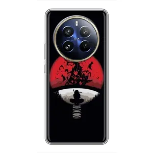 Чехлы с картинкой Итачи Учиха на Realme 12 Pro Plus (Итачи на черном)