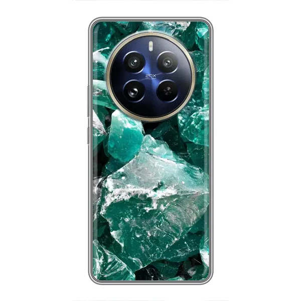 Чехол с рисунком «Изумруд» для Realme 12 Pro Plus