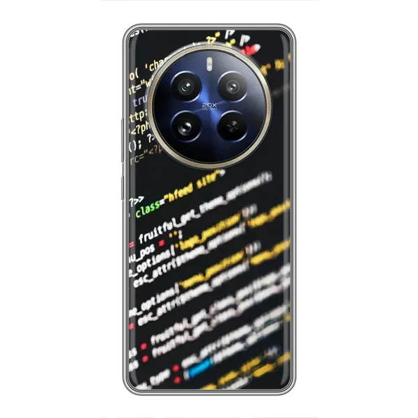 Чехол с рисунком «Код» для Realme 12 Pro Plus Чехол с рисунком «Код» для Realme 12 Pro Plus
