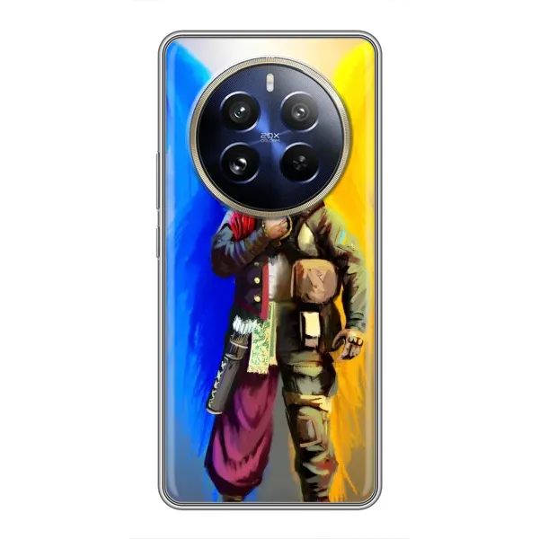 Чехол с рисунком «Козак с крыльями» для Realme 12 Pro Plus Чехол с рисунком «Козак с крыльями» для Realme 12 Pro Plus
