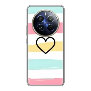 Чехлы с тематикой "Маленькие Сердечки" на Realme 12 Pro Plus (Красивое сердечко)