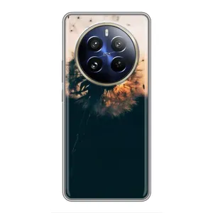 Силіконовий Чохол з кульбабками на Realme 12 Pro Plus (Гарна кульбабка)