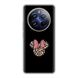 Чехол с леопардовым принтом на Realme 12 Pro Plus (Леопардовая Минни)
