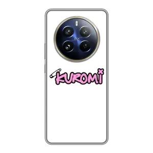 Чехол с персонажем Куроми на Realme 12 Pro Plus (Лого Куроми)