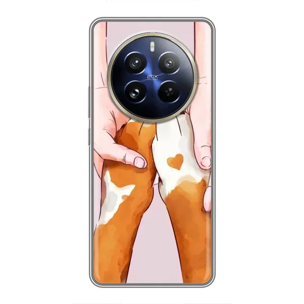 Чехол с рисунком «Любовь к собакам» для Realme 12 Pro Plus Чехол с рисунком «Любовь к собакам» для Realme 12 Pro Plus