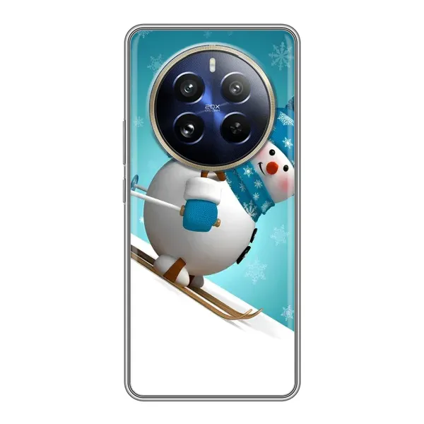 Чехол с рисунком «Лыжник» для Realme 12 Pro Plus Чехол с рисунком «Лыжник» для Realme 12 Pro Plus
