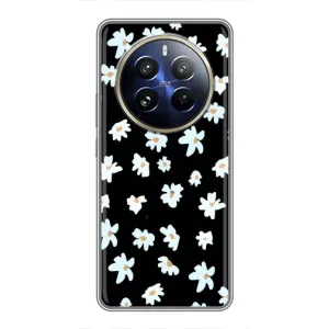 Чехол с ромашками на Realme 12 Pro Plus (Маленькие ромашки)
