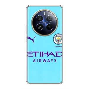 Силиконовые Чехлы принт Футбол на Realme 12 Pro Plus (Man City)