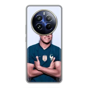 Чехол (TPU) с Футболистом на Realme 12 Pro Plus (Мбаппешичка)