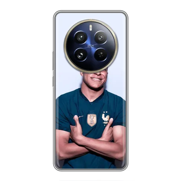 Чехол с рисунком «Мбаппешичка» для Realme 12 Pro Plus