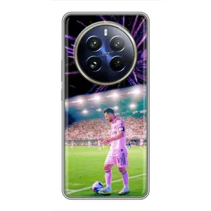 Чехлы Лео Месси в Майами на Realme 12 Pro Plus (Месси в Майами)