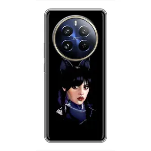Чехлы с принтом Уэнсдей на Realme 12 Pro Plus (Милая Уэнсдей)